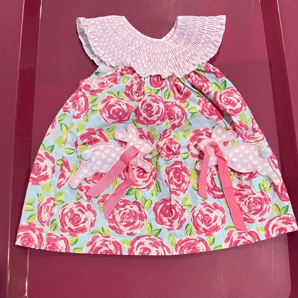 Mud Pie Easter Dress 0-6M